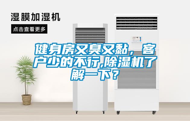 健身房又臭又黏，客戶少的不行,除濕機(jī)了解一下？