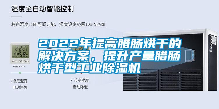 2022年提高臘腸烘干的解決方案，提升產(chǎn)量臘腸烘干型工業(yè)除濕機(jī)