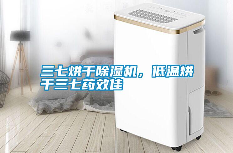三七烘干除濕機，低溫烘干三七藥效佳