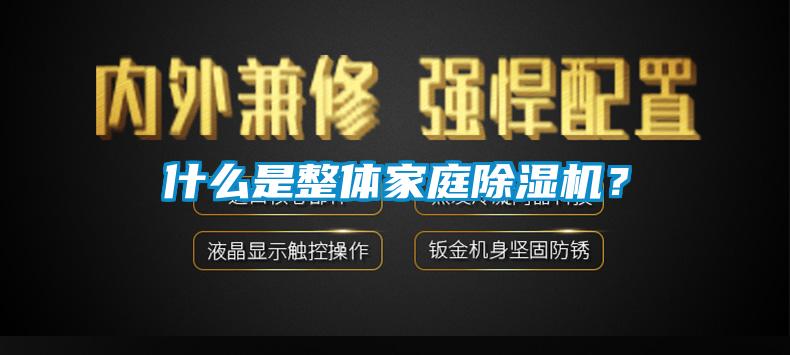 什么是整體家庭除濕機(jī)？