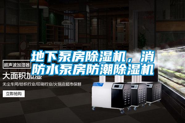 地下泵房除濕機(jī)，消防水泵房防潮除濕機(jī)