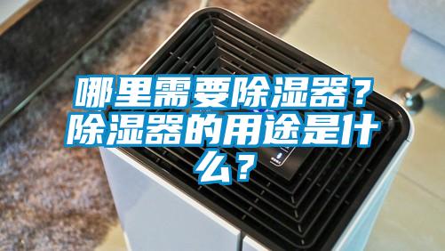 哪里需要除濕器？除濕器的用途是什么？