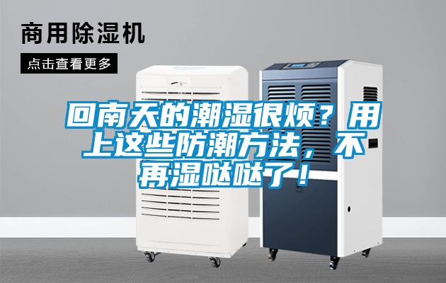 回南天的潮濕很煩？用上這些防潮方法，不再濕噠噠了！