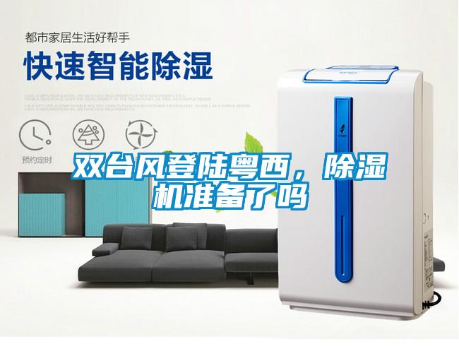 雙臺風登陸粵西，除濕機準備了嗎