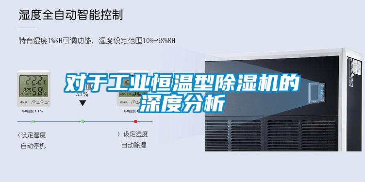 對于工業(yè)恒溫型除濕機(jī)的深度分析