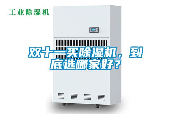 雙十一買(mǎi)除濕機(jī)，到底選哪家好？