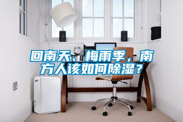 回南天、梅雨季，南方人該如何除濕？
