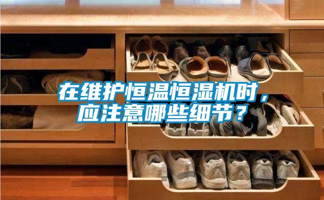 在維護(hù)恒溫恒濕機(jī)時，應(yīng)注意哪些細(xì)節(jié)？