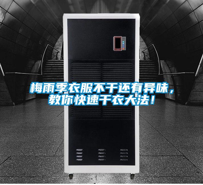梅雨季衣服不干還有異味，教你快速干衣大法！