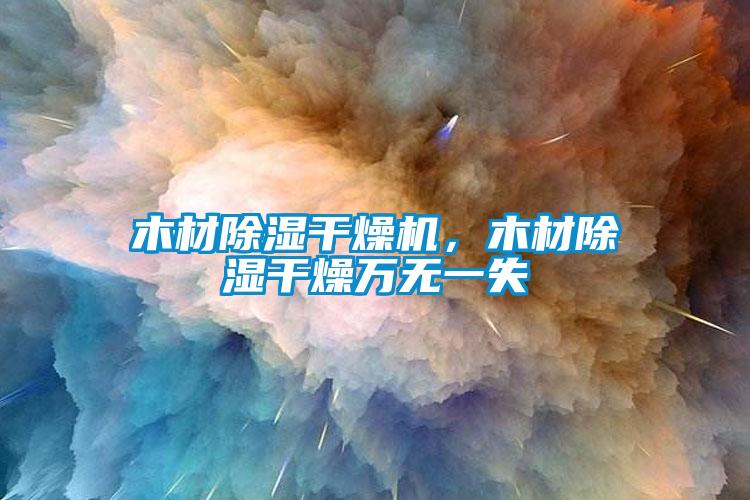 木材除濕干燥機，木材除濕干燥萬無一失