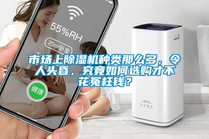 市場上除濕機種類那么多，令人頭昏，究竟如何選購才不花冤枉錢？