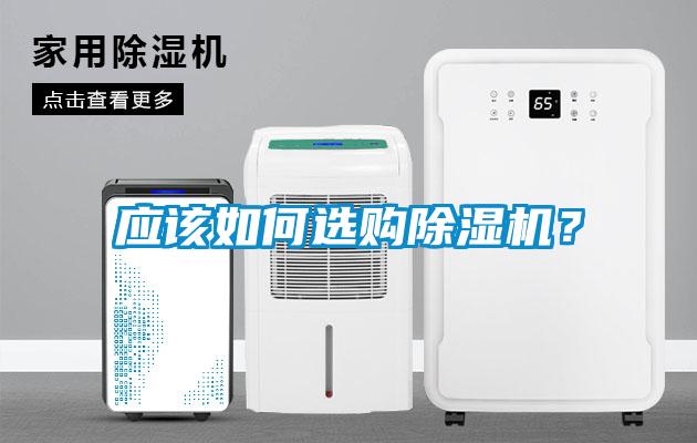 應該如何選購除濕機？