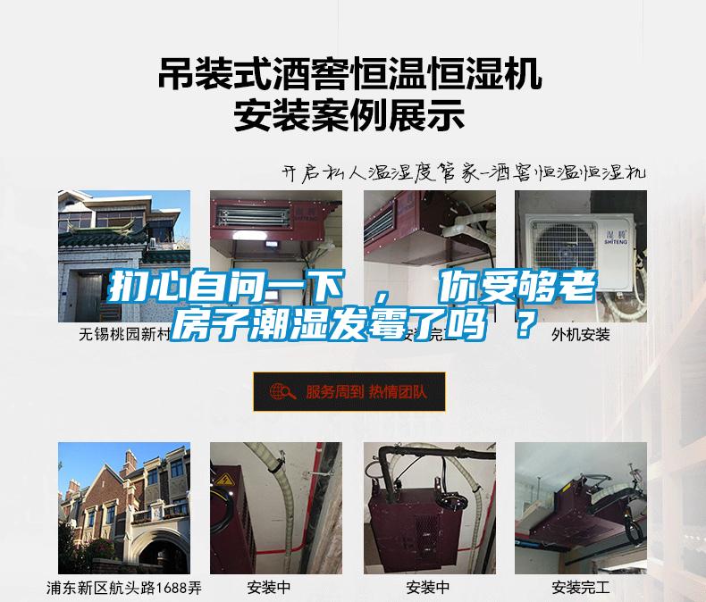 捫心自問一下 ， 你受夠老房子潮濕發(fā)霉了嗎 ？