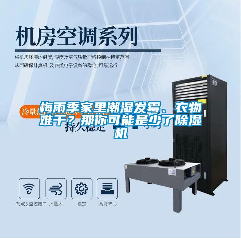 梅雨季家里潮濕發(fā)霉、衣物難干？那你可能是少了除濕機