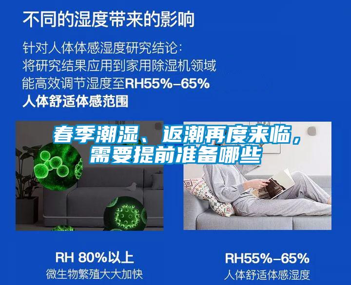 春季潮濕、返潮再度來臨，需要提前準備哪些
