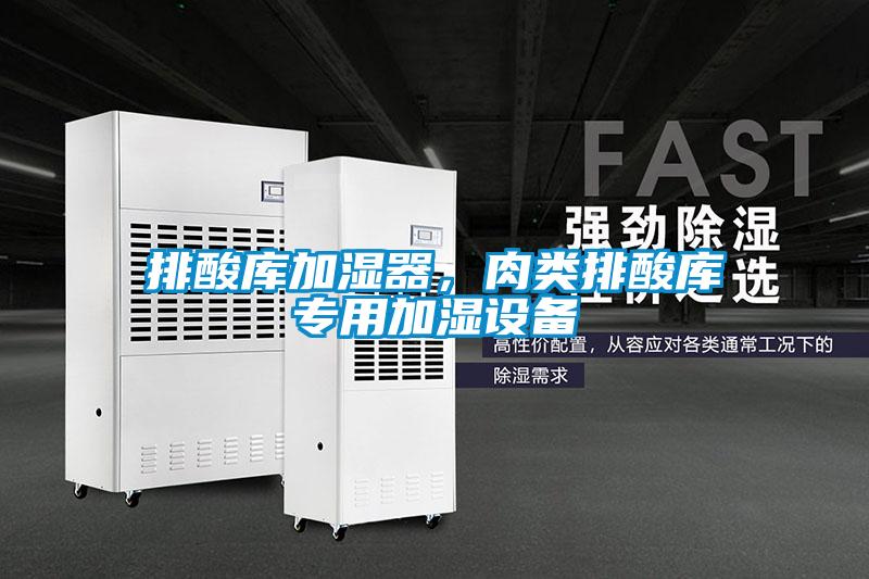 排酸庫加濕器，肉類排酸庫專用加濕設備