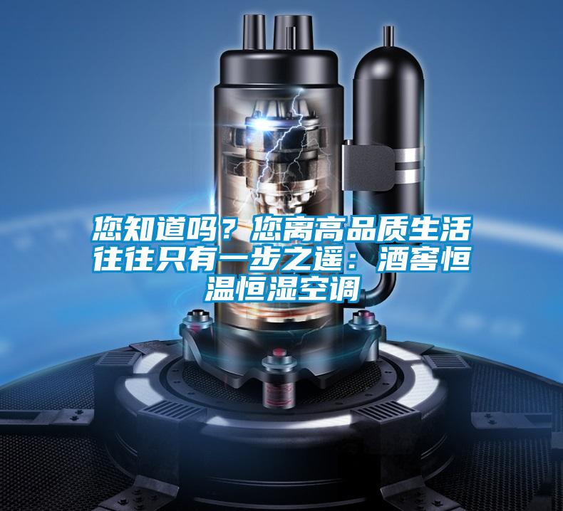 您知道嗎？您離高品質(zhì)生活往往只有一步之遙：酒窖恒溫恒濕空調(diào)