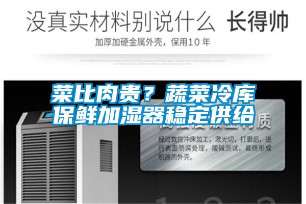 菜比肉貴？蔬菜冷庫保鮮加濕器穩(wěn)定供給