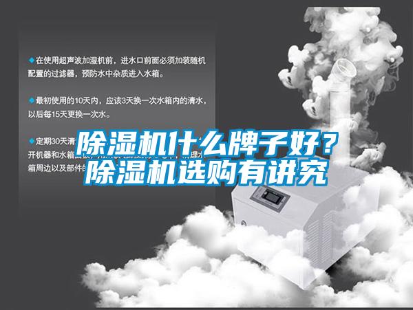 除濕機什么牌子好？除濕機選購有講究