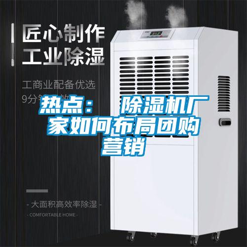 熱點(diǎn)： 除濕機(jī)廠家如何布局團(tuán)購(gòu)營(yíng)銷
