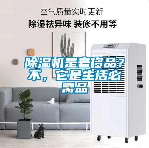 除濕機是奢侈品？不，它是生活必需品