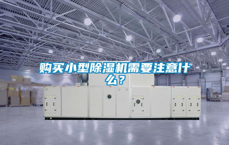 購買小型除濕機需要注意什么？