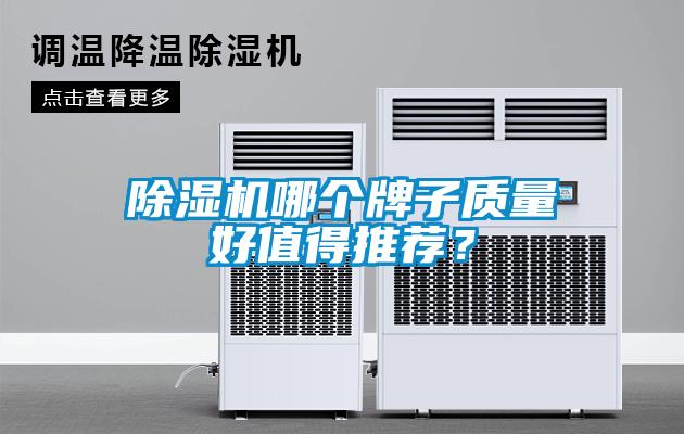 除濕機(jī)哪個(gè)牌子質(zhì)量好值得推薦？
