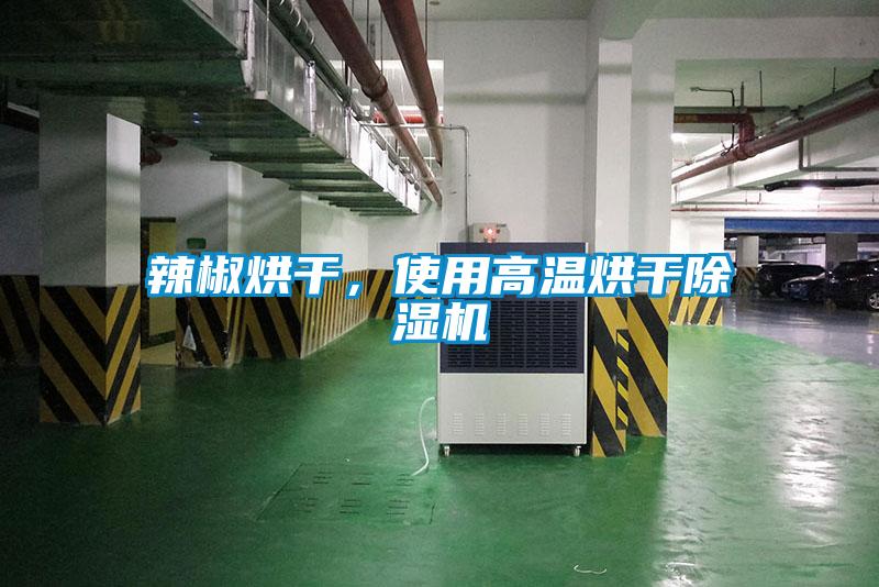 辣椒烘干，使用高溫烘干除濕機
