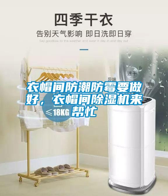 衣帽間防潮防霉要做好，衣帽間除濕機來幫忙