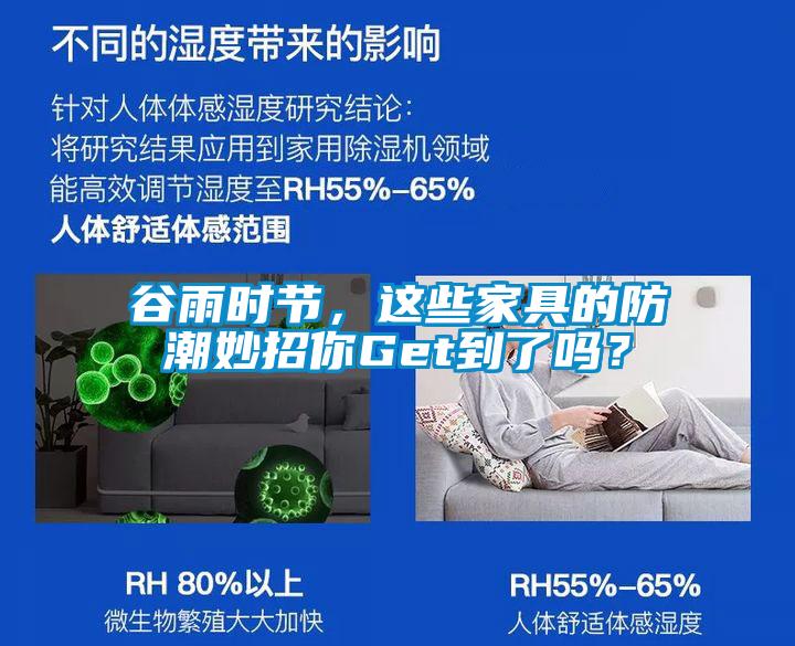 谷雨時(shí)節(jié)，這些家具的防潮妙招你Get到了嗎？