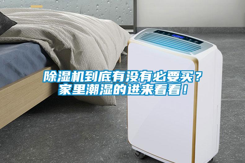 除濕機到底有沒有必要買？家里潮濕的進來看看！