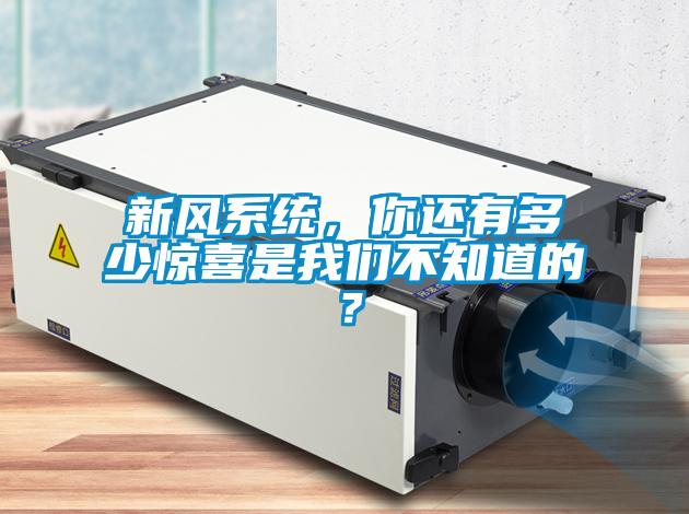 新風(fēng)系統(tǒng)，你還有多少驚喜是我們不知道的？