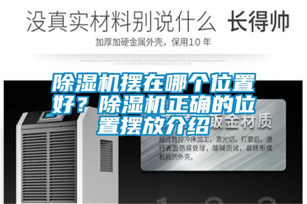 除濕機擺在哪個位置好？除濕機正確的位置擺放介紹
