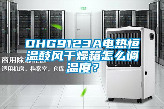 DHG9123A電熱恒溫鼓風(fēng)干燥箱怎么調(diào)溫度？