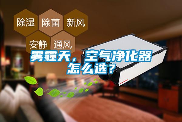 霧霾天，空氣凈化器怎么選？