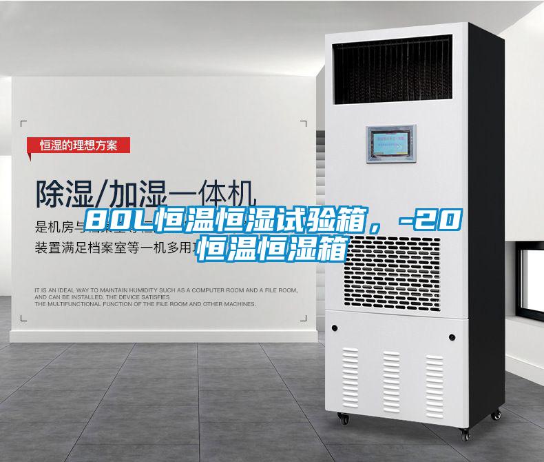 80L恒溫恒濕試驗(yàn)箱，-20℃恒溫恒濕箱