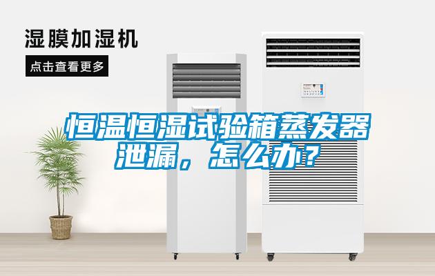 恒溫恒濕試驗(yàn)箱蒸發(fā)器泄漏，怎么辦？