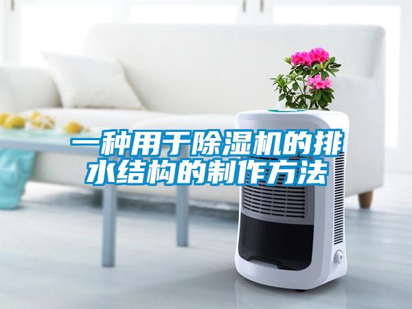 一種用于除濕機的排水結(jié)構(gòu)的制作方法