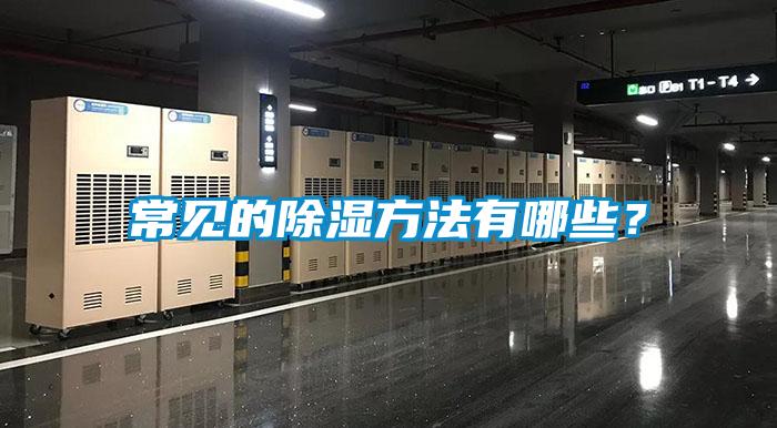 常見的除濕方法有哪些？