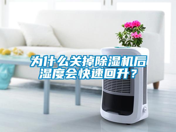 為什么關掉除濕機后濕度會快速回升？