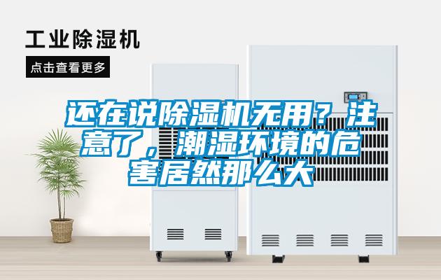 還在說除濕機無用？注意了，潮濕環(huán)境的危害居然那么大