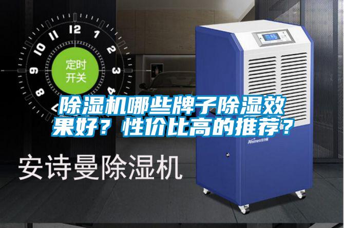 除濕機哪些牌子除濕效果好？性價比高的推薦？