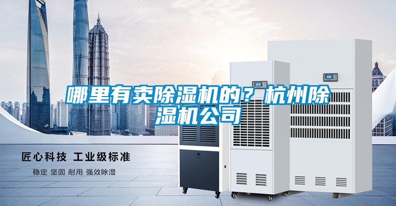 哪里有賣除濕機的？杭州除濕機公司