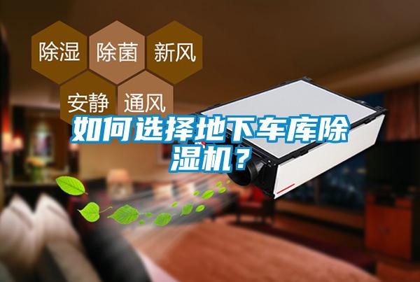 如何選擇地下車庫除濕機？