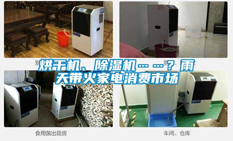 烘干機、除濕機……？雨天帶火家電消費市場