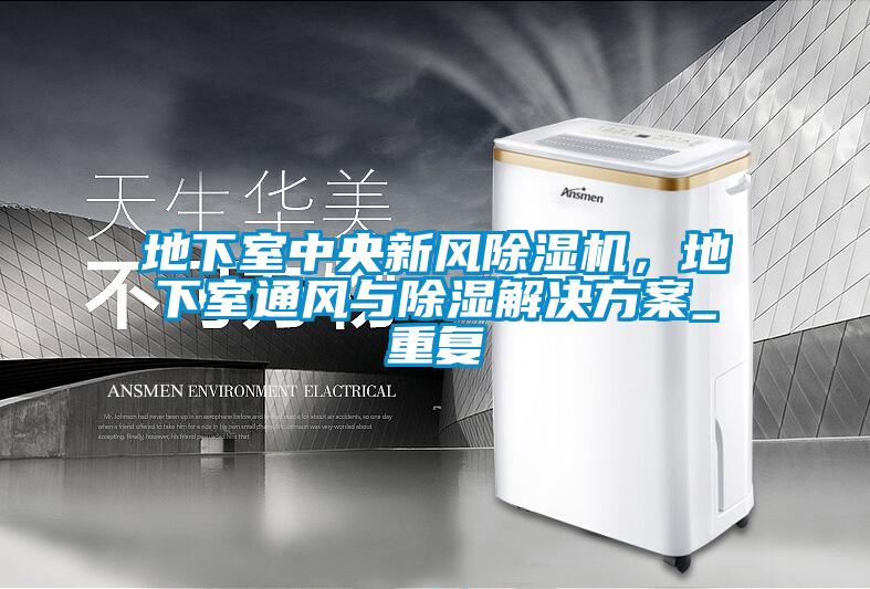 地下室中央新風(fēng)除濕機(jī)，地下室通風(fēng)與除濕解決方案_重復(fù)