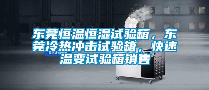 東莞恒溫恒濕試驗箱，東莞冷熱沖擊試驗箱，快速溫變試驗箱銷售