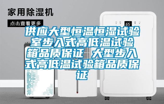 供應大型恒溫恒濕試驗室步入式高低溫試驗箱品質(zhì)保證 大型步入式高低溫試驗箱品質(zhì)保證