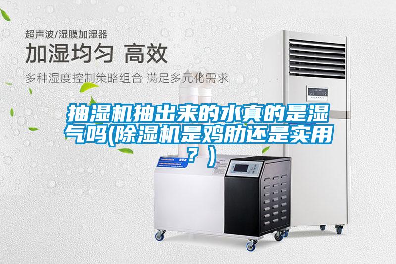 抽濕機抽出來的水真的是濕氣嗎(除濕機是雞肋還是實用？)