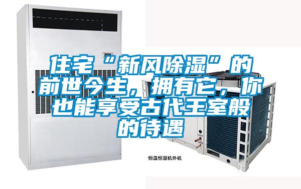 住宅“新風(fēng)除濕”的前世今生，擁有它，你也能享受古代王室般的待遇